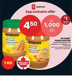Real Canadian Superstore No Name Peanut Butter offer