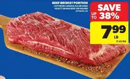 Real Canadian Superstore Beef Brisket Portion offer
