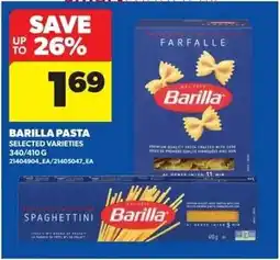 Real Canadian Superstore Barilla Pasta offer