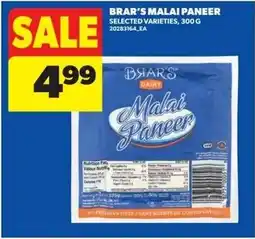 Real Canadian Superstore Brar's Malai Paneer offer