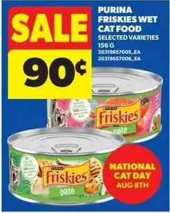 Real Canadian Superstore Purina Friskies Wet Cat Food offer