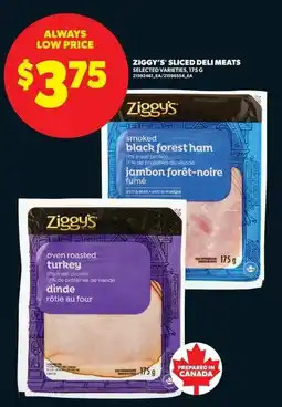Real Canadian Superstore Ziggy's' sliced deli meats offer