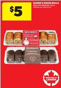 Real Canadian Superstore Quinn's swiss rolls offer