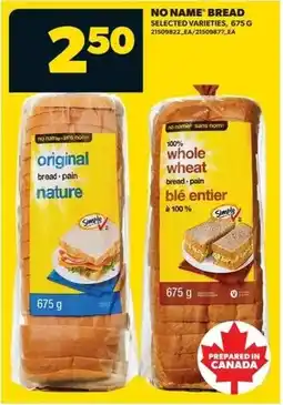 Real Canadian Superstore No name bread offer