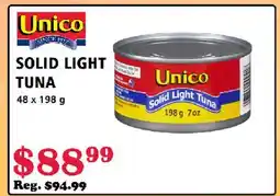 MVR Cash & Carry UNICO SOLID LIGHT TUNA offer