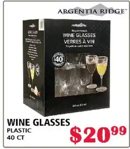 MVR Cash & Carry WINE GLASSES offer