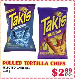 MVR Cash & Carry ROLLED TORTILLA CHIPS offer