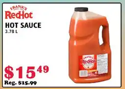 MVR Cash & Carry FRANK'S RedHot HOT SAUCE offer