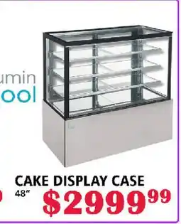 MVR Cash & Carry CAKE DISPLAY CASE offer