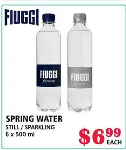 MVR Cash & Carry FIUGGI SPRING WATER offer