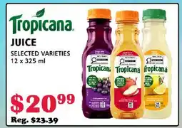 MVR Cash & Carry Tropicana JUICE offer