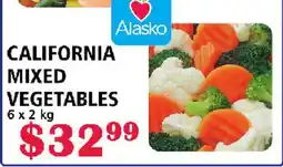 MVR Cash & Carry CALIFORNIA MIXED VEGETABLES offer