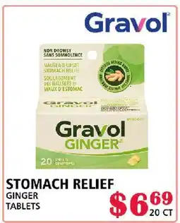 MVR Cash & Carry STOMACH RELIEF GINGER TABLETS offer
