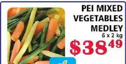 MVR Cash & Carry PEI MIXED VEGETABLES MEDLEY offer