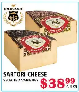 MVR Cash & Carry SARTORI CHEESE offer