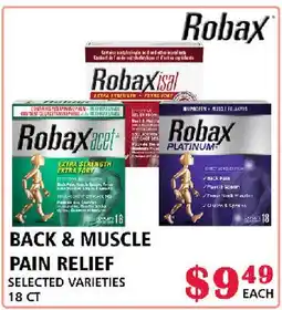 MVR Cash & Carry BACK & MUSCLE PAIN RELIEF offer