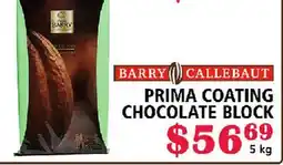 MVR Cash & Carry BARRY CALLEBAUT PRIMA COATING CHOCOLATE BLOCK offer