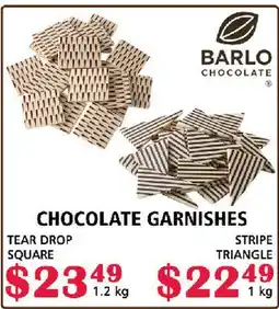 MVR Cash & Carry CHOCOLATE GARNISHES offer