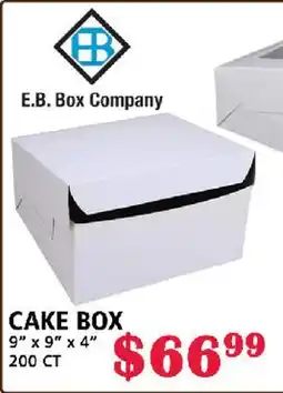 MVR Cash & Carry CAKE BOX offer
