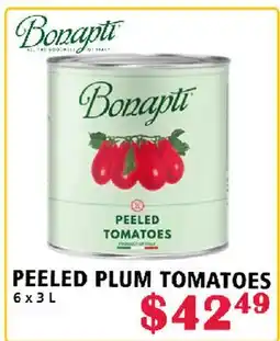 MVR Cash & Carry PEELED PLUM TOMATOES offer