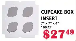 MVR Cash & Carry CUPCAKE BOX INSERT offer