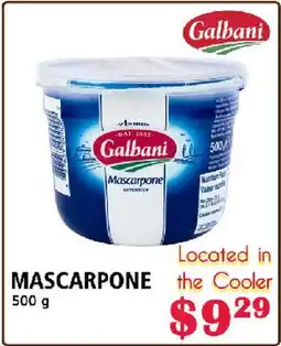 MVR Cash & Carry MASCARPONE offer