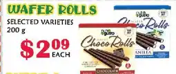 MVR Cash & Carry WAFER ROLLS offer
