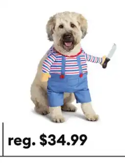 Petsmart Thrills & Chills Doll with Knife Dog & Cat Costume offer