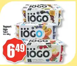 Bonanza Yogourt iögo offer