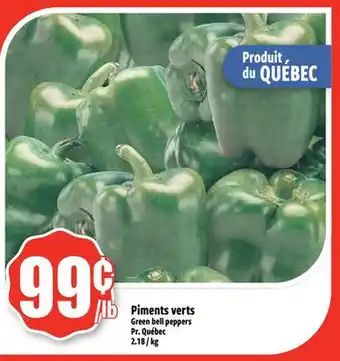 Bonanza Green Bell Peppers offer