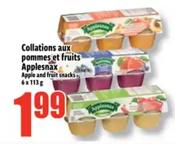 Bonanza Applesnax Apple and fruit snacks offer