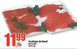 Bonanza Escalopes de boeuf offer