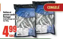 Bonanza Petites et grosses sardines Portugal offer