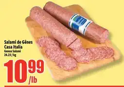Bonanza Salami de Génès Casa Italia offer