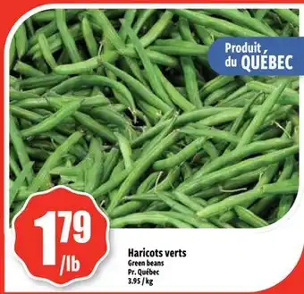 Bonanza Green beans offer