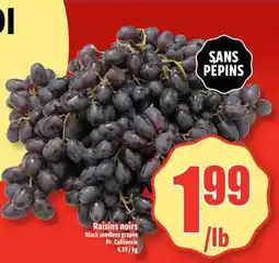 Bonanza Raisins noirs offer