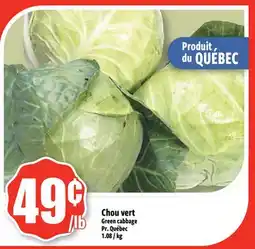 Bonanza Green cabbage offer