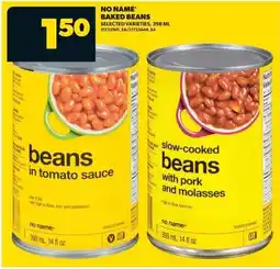 Real Canadian Superstore No name baked beans offer