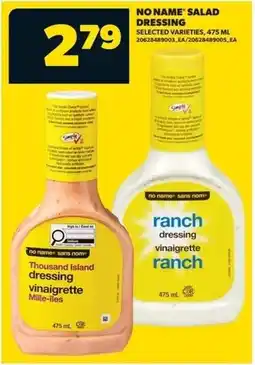 Real Canadian Superstore No name salad dressing offer