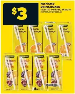 Real Canadian Superstore No name drink boxes offer
