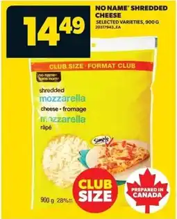 Real Canadian Superstore No name shredded cheese offer