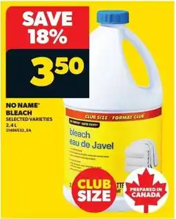 Real Canadian Superstore No name bleach offer