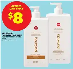 Real Canadian Superstore Life brand' puravida hair care offer
