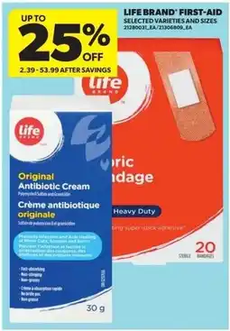Real Canadian Superstore Life brand' first-aid offer
