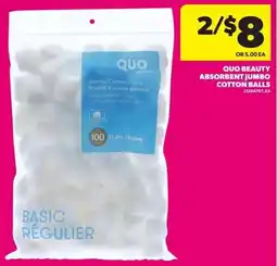 Real Canadian Superstore Quo beauty absorbent jumbo cotton balls offer