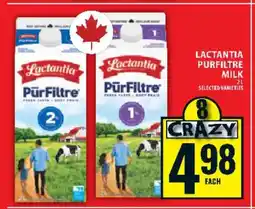 Food Basics LACTANTIA PURFILTRE MILK offer
