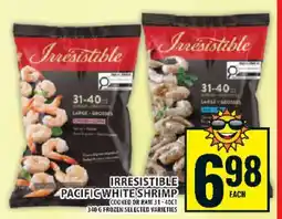 Food Basics IRRÉSISTIBLE PACIFIC WHITE SHRIMP offer