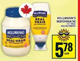 Food Basics Hellmann's Mayonnaise offer