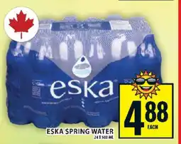 Food Basics Eska Spring Water offer