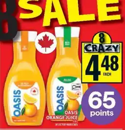 Food Basics Oasis Orange Juice offer